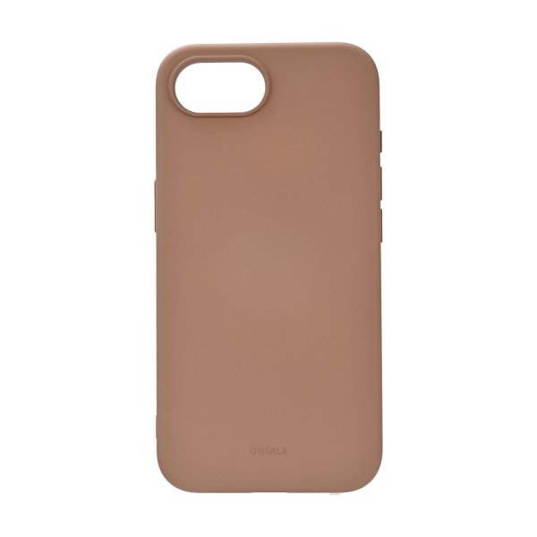 Onsala iPhone 16e/17e Cover Silikonefølelse Chocolate