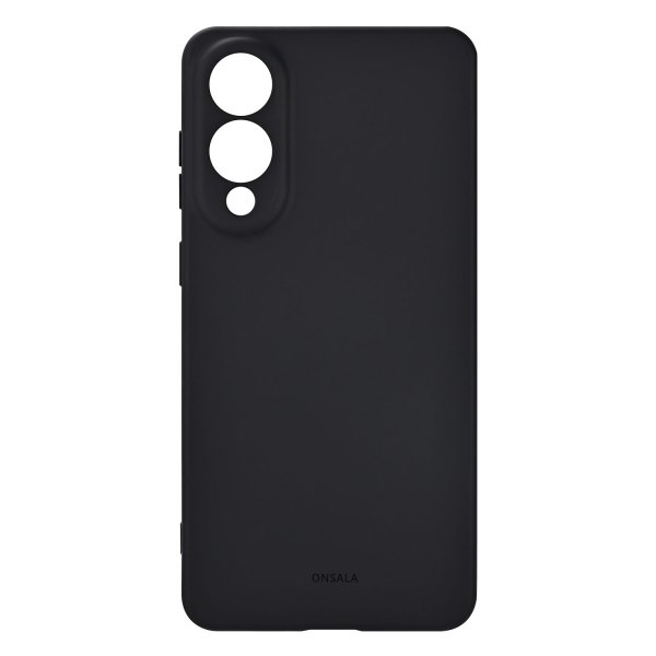 Onsala Samsung Galaxy S25 Edge Cover Silikonefølelse Sort