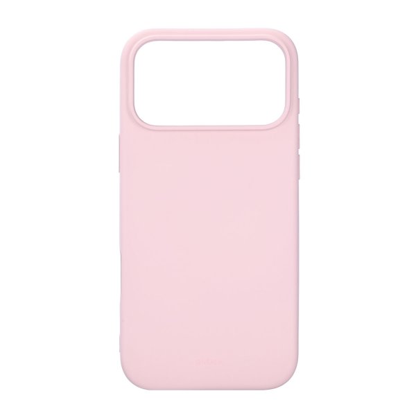 Onsala iPhone 17 Pro Max Cover Silikonefornemmelse Kridt Pink