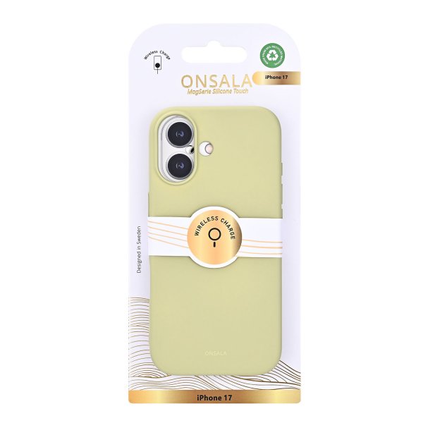 Onsala iPhone 17 Cover Silikonefølelse Lime
