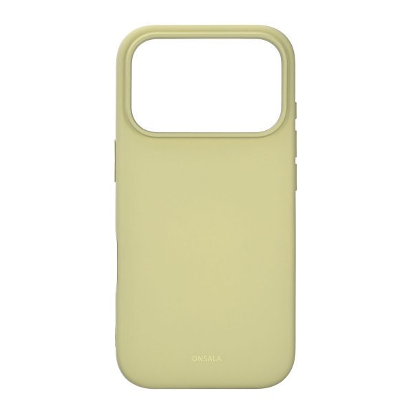 Onsala iPhone 17 Pro Cover Silikonefornemmelse Lime