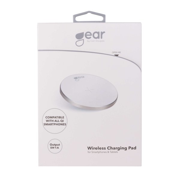 Gear Trådløs QI Oplader 5W 1A Hvid