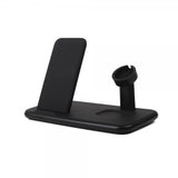 Gear Trådløs Triple QI Oplader Mobil/Watch/Airpods 20W Sort
