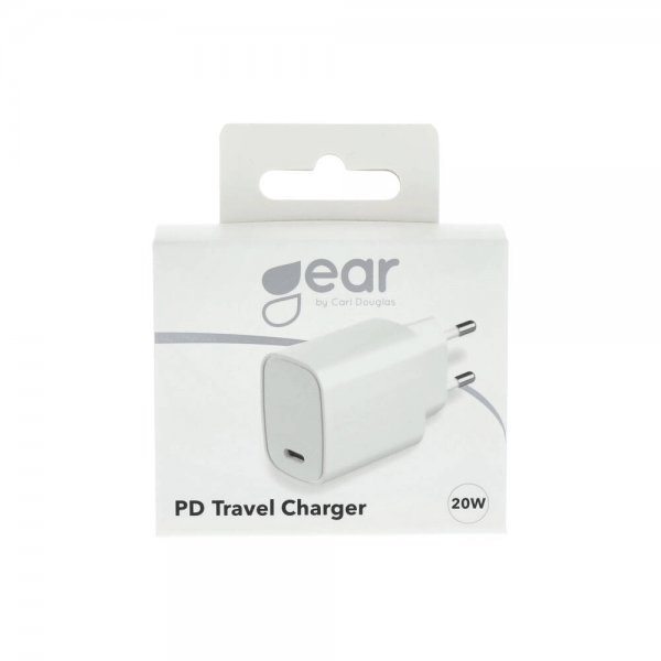 Gear Oplader 1xUSB-C PD 20W Hvid