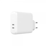 Gear Oplader 2xUSB-C PD 60W Hvid