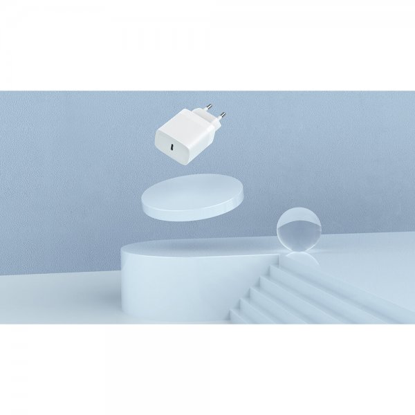 Gear Oplader med Kabel PD/PPS Rejseoplader 30W Hvid
