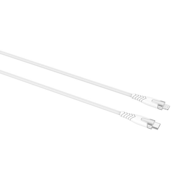 Gear Kabel Kevlar USB-C til Lightning 1.5m Hvid
