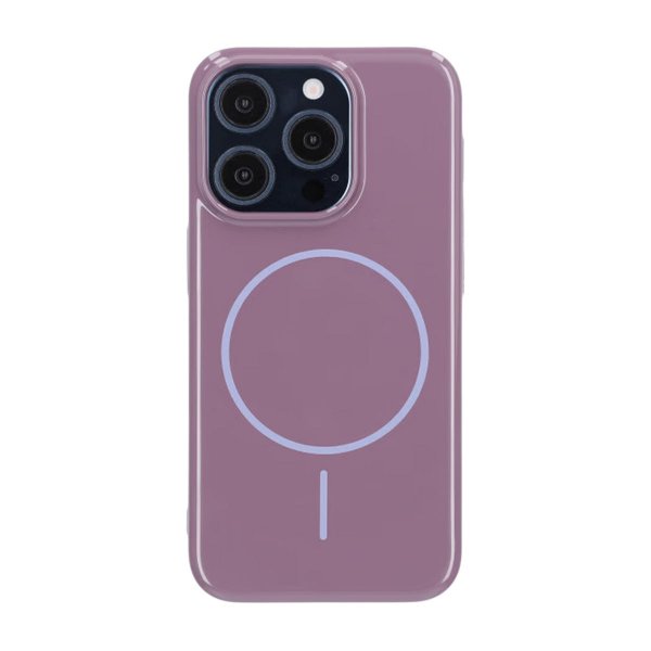 iPhone 15 Pro Cover TPU MagSafe Blank Lilla