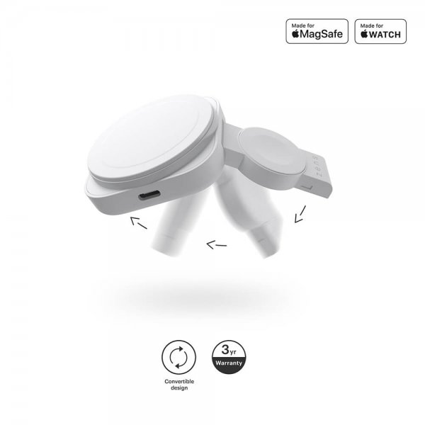 Zens 2-i-1 MagSafe + Watch rejseoplader
