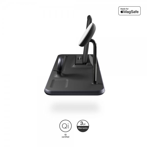Zens 4-i-1 iPad/MagSafe trådløs oplader