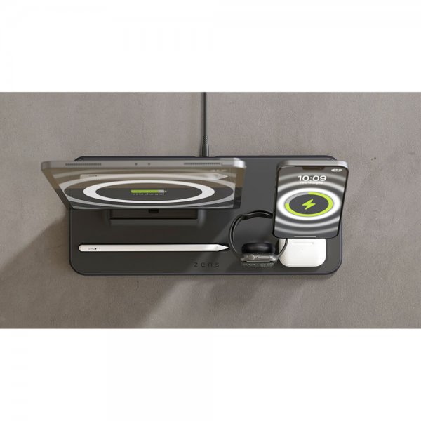 Zens 4-i-1 iPad/MagSafe trådløs oplader
