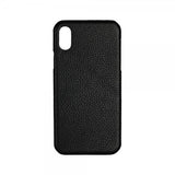 Onsala iPhone X/Xs Cover Ægte Læder Sort