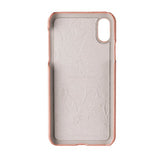 Onsala iPhone X/Xs Cover Ægte Læder Rosa