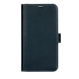 Onsala iPhone X/Xs Cover Ægte Læder Blå