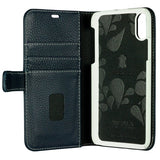 Onsala iPhone X/Xs Cover Ægte Læder Blå