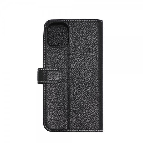 Onsala iPhone 11 Etui Ægte Læder Sort
