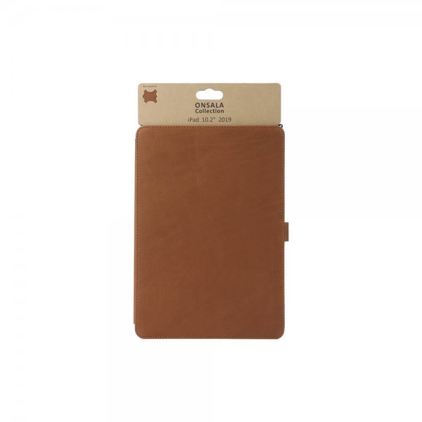 Onsala iPad 10.2 (gen 7/8/9) Cover Ægte Læder Brun