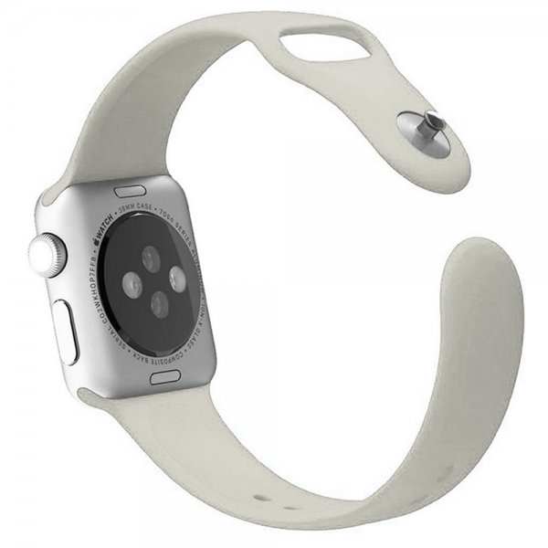 Apple Watch 44/45/46mm/Apple Watch Ultra Silikonearmbånd Beige
