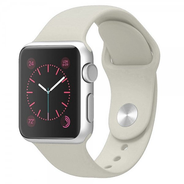Apple Watch 44/45/46mm/Apple Watch Ultra Silikonearmbånd Beige