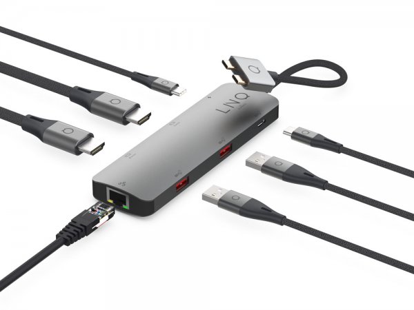 LINQ by Elements 7-i-2 Pro D2-Edition USB-C Multiport-hub