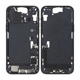 Mellemramme med smådele til iPhone 15 Plus - Sort OEM