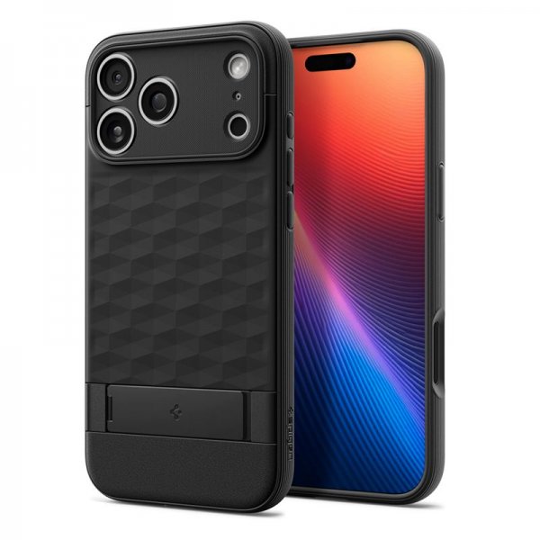 Spigen iPhone 17 Pro Cover Parallax S MagFit Matte Black