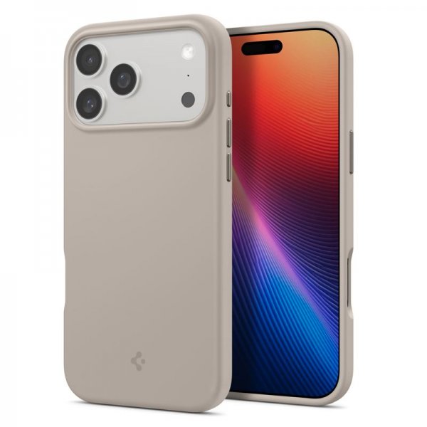 Spigen iPhone 17 Pro Cover Silicone Fit MagFit Stone