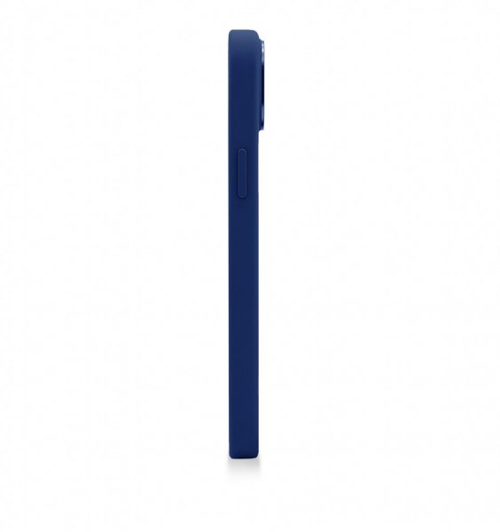 Decoded iPhone 14 Plus Cover Silikone Backcover Navy Peony