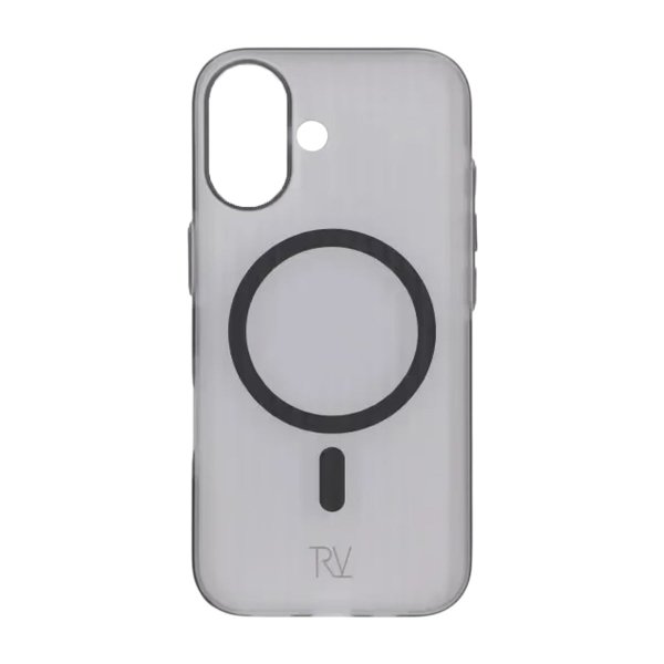 Rvelon iPhone 17 Etui Bølget MagSafe Grå