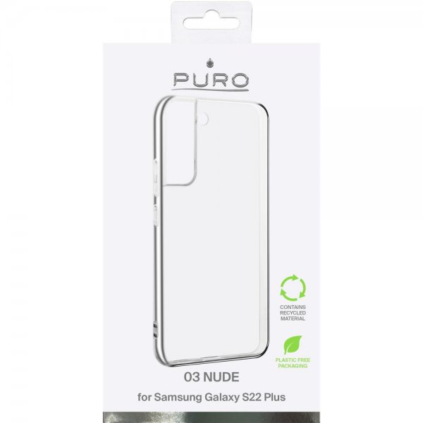 Puro Samsung Galaxy S22 Plus Cover Nude Transparent