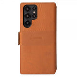 Krusell Samsung Galaxy S22 Ultra Cover Leather PhoneWallet Cognac