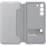 Samsung Original Galaxy S22 Plus Cover Smart LED View Cover Light Gray