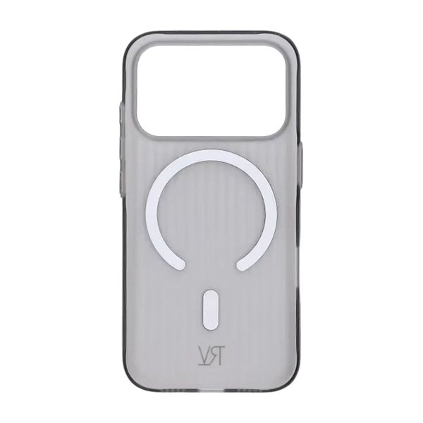 Rvelon iPhone 17 Pro Etui Bølget MagSafe Grå
