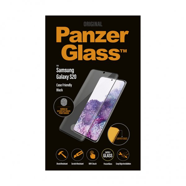 PanzerGlass Samsung Galaxy S20 Skærmbeskyttelse Case Friendly Fingeraftryk