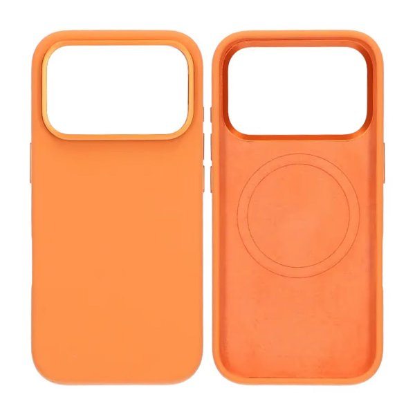 iPhone 17 Pro Cover Silikone MagSafe Stativ Orange
