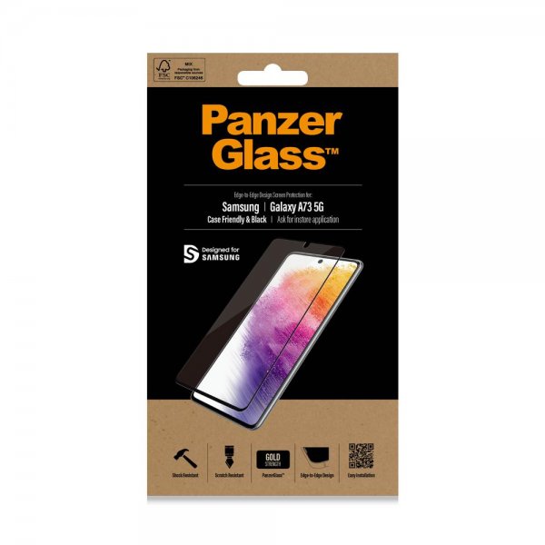 PanzerGlass Samsung Galaxy A73 Skærmbeskyttelse Case Friendly