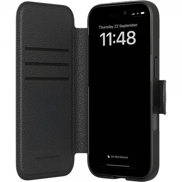 agood company iPhone 17 Etui Cirkulært Pung Etui Sort