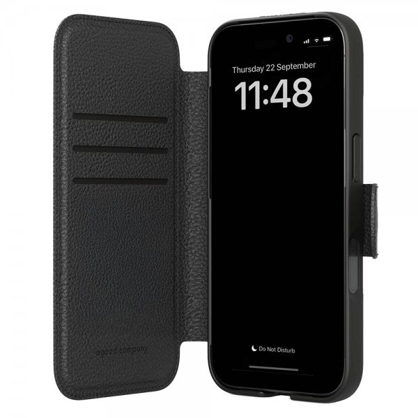 agood company iPhone 17 Pro Max Cirkulært Pung Etui Sort