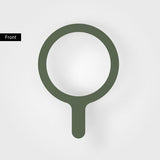 agood company Aftagelig MagSafe-ring Moss Green