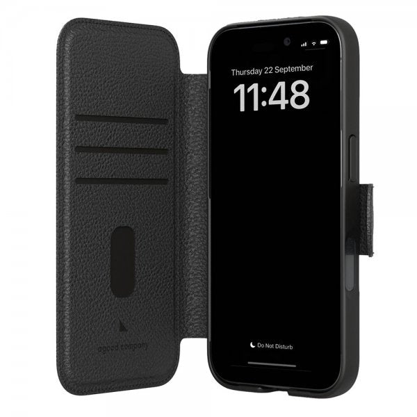 agood company iPhone 15 Cover Cirkulært Pungcover Sort