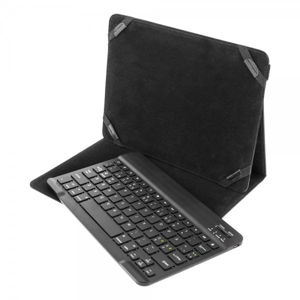 Deltaco Etui med Tastatur Universal 10" Tablets Nordisk Sort