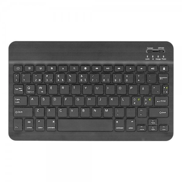 Deltaco Etui med Tastatur Universal 10" Tablets Nordisk Sort