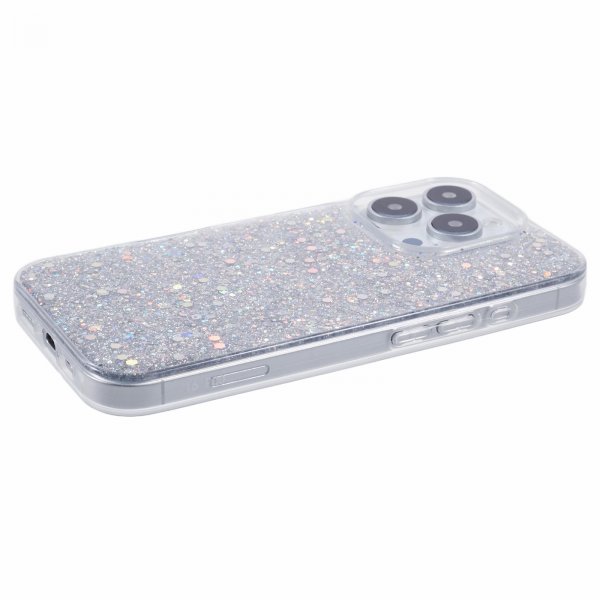 Nordic Covers iPhone 16 Pro Cover Sparkle Series Stardust Silver