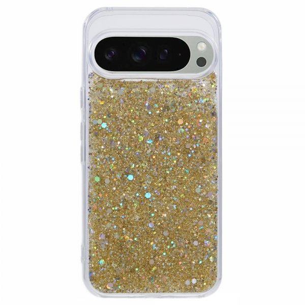 Nordic Covers Google Pixel 9/Pixel 9 Pro Cover Sparkle Series Citrine Gold