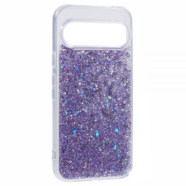 Nordic Covers Google Pixel 9/Pixel 9 Pro Cover Sparkle Series Lilac Purple