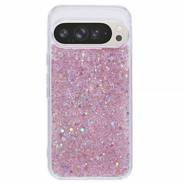 Nordic Covers Google Pixel 9 Pro XL Cover Sparkle Series Blossom Pink