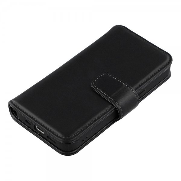 Nordic Covers iPhone 16./17. Etui Essential Læder Raven Black