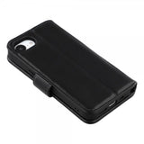 Nordic Covers iPhone 16./17. Etui Essential Læder Raven Black