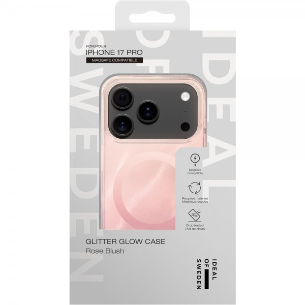 Ideal of Sweden iPhone 17 Pro Cover Clear Case MagSafe Rose Blush
