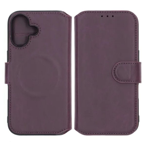 Rvelon iPhone 17 Etui 4 Kortlommer MagSafe Lilla